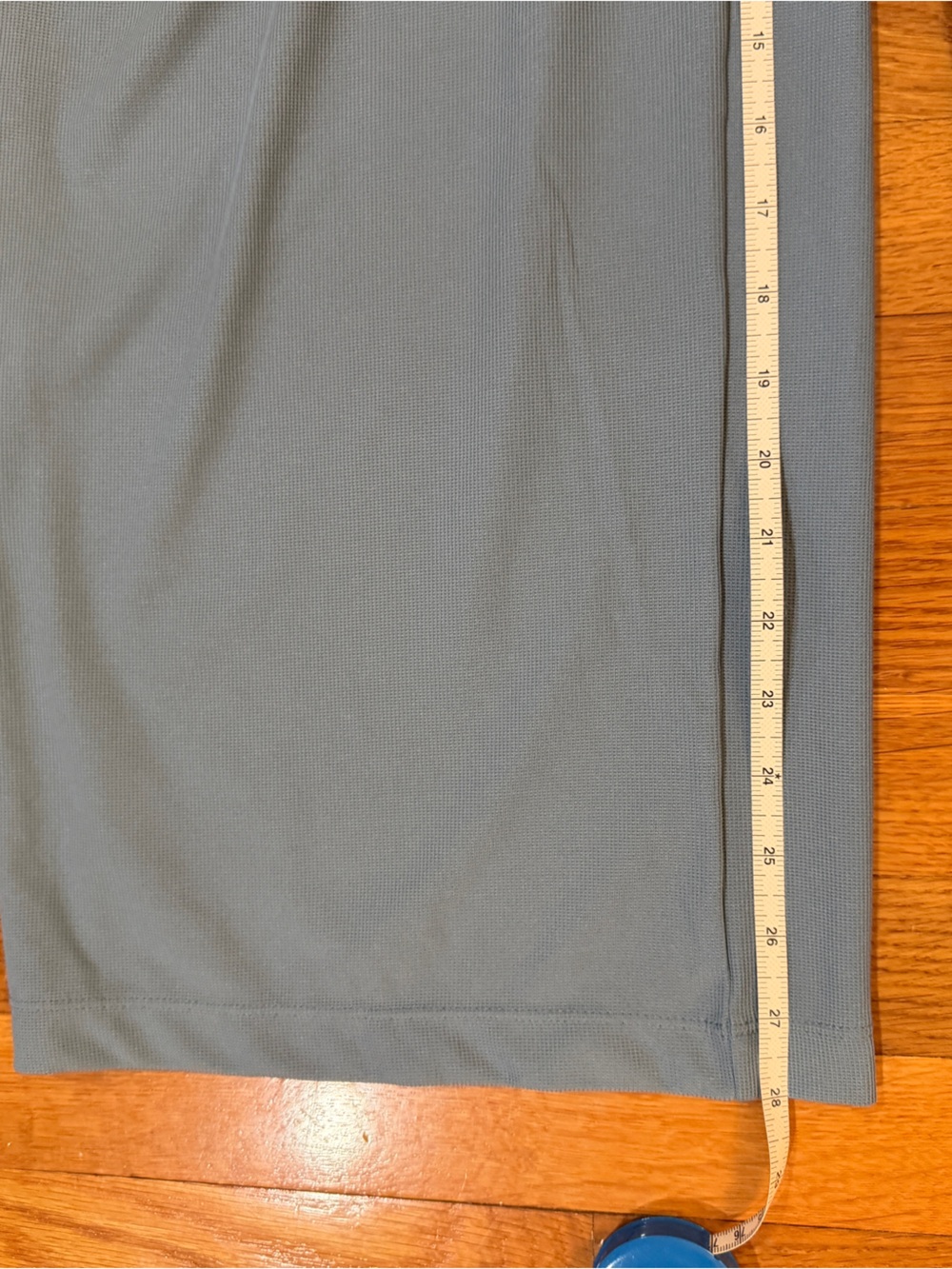 Halara Flex High Waisted Pocket Wide Leg Waffle Work Pants Light Blue Size S NWT - Picture 5 of 8